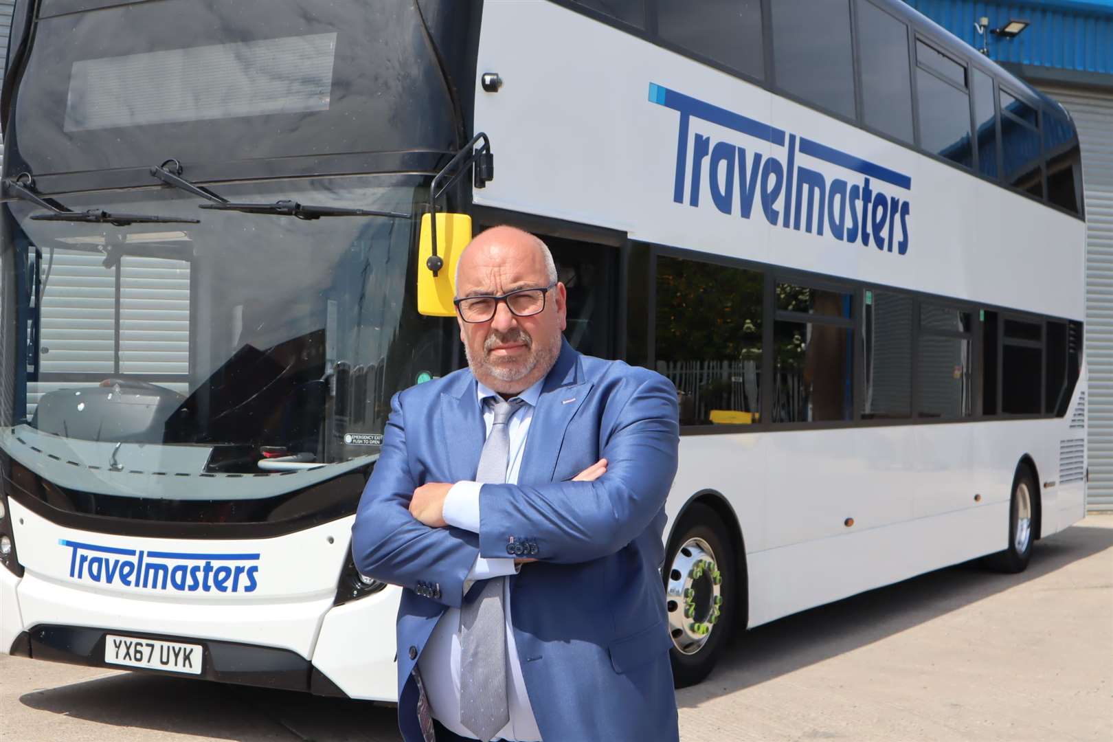 Tim Lambkin, managing director of Sheppey bus firm Travelmasters