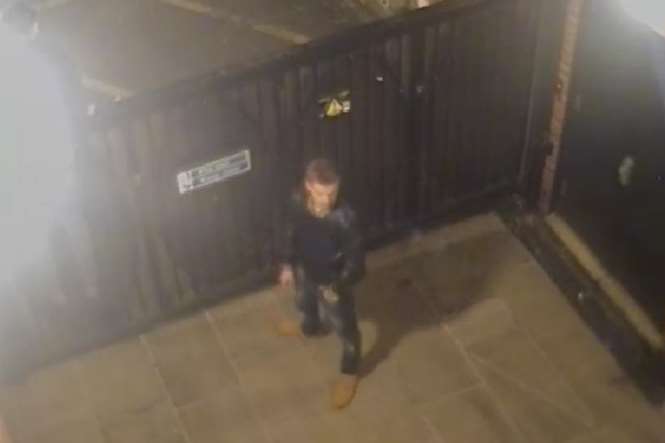 CCTV image of a man police want to speak to