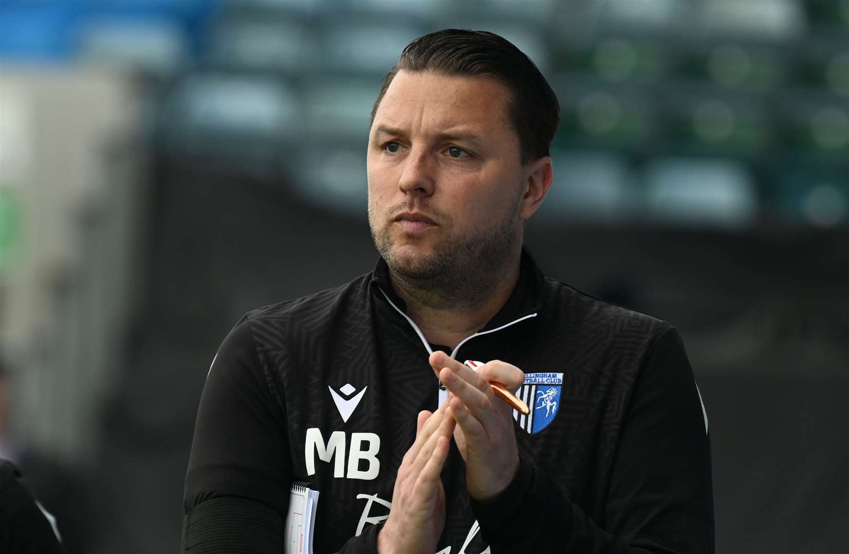 Mark Bonner is a fan of the EFL Trophy and opens Gillingham’s 2024/25 campaign against Peterborough United Picture: Barry Goodwin