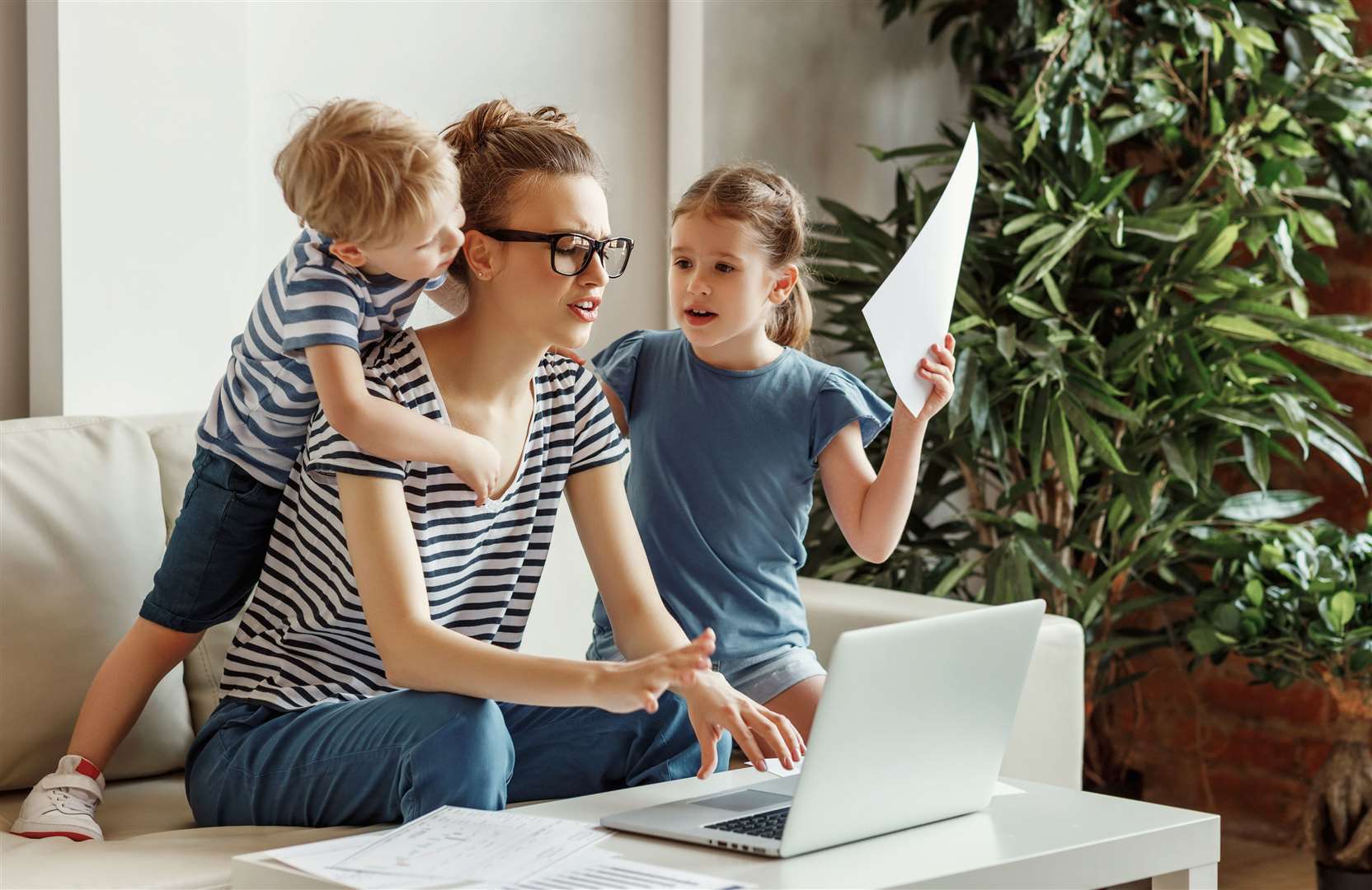 Working from home has embedded itself as a permanent fixture for many public service workers Picture: iStock