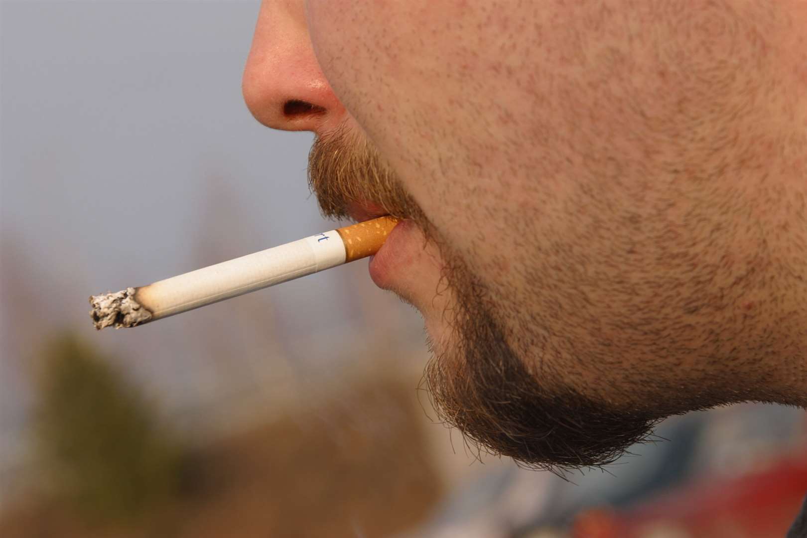 Smoker with cigarette. Picture: Getty Images