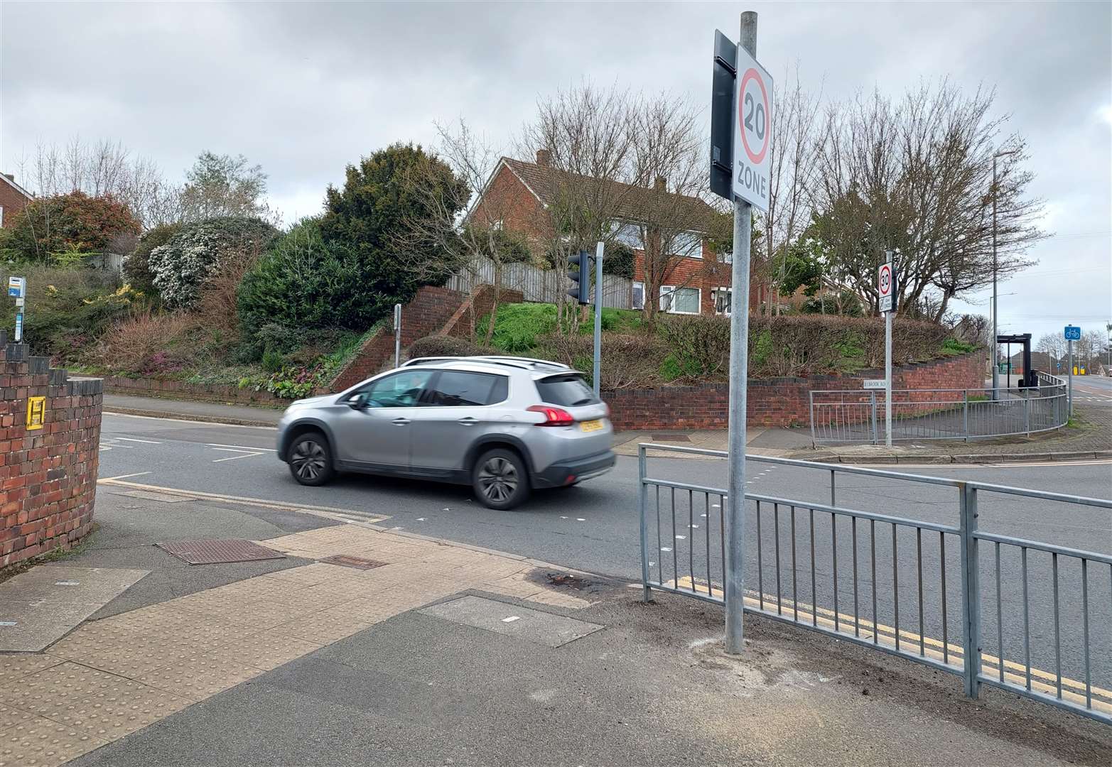 How the junction in Bybrook Road, Kennington, currently looks