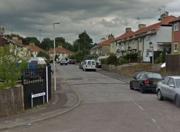 The murder happened in Lorina Road, Ramsgate. Picture: Google.