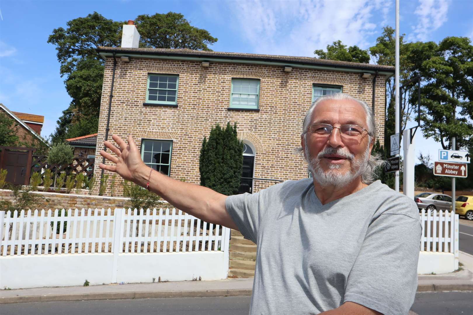 Owner Mark Seabrook outside Banks Restaurant in Minster