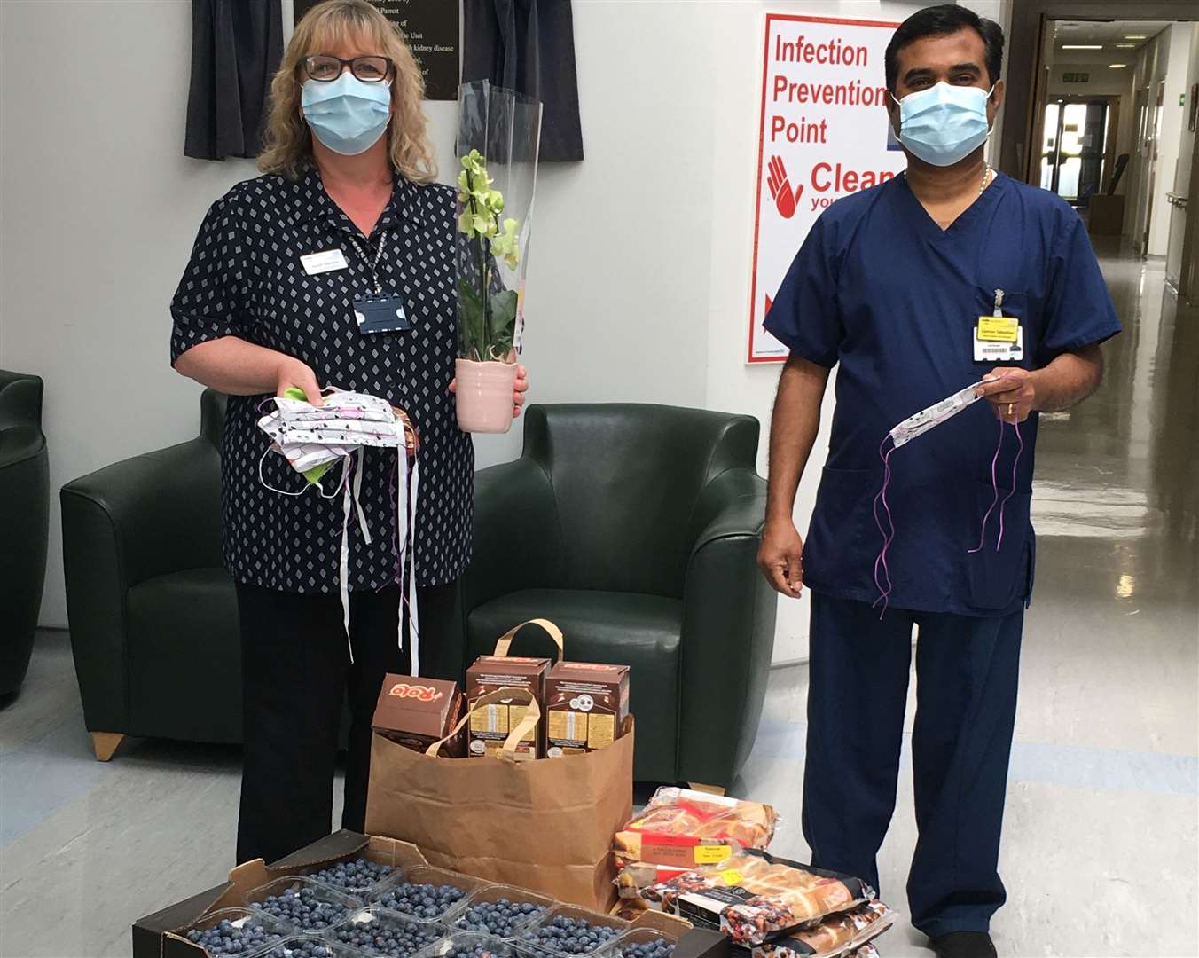 A delivery of fresh fruit made to Medway and Maidstone Unit of Kent Kidney Patients last week