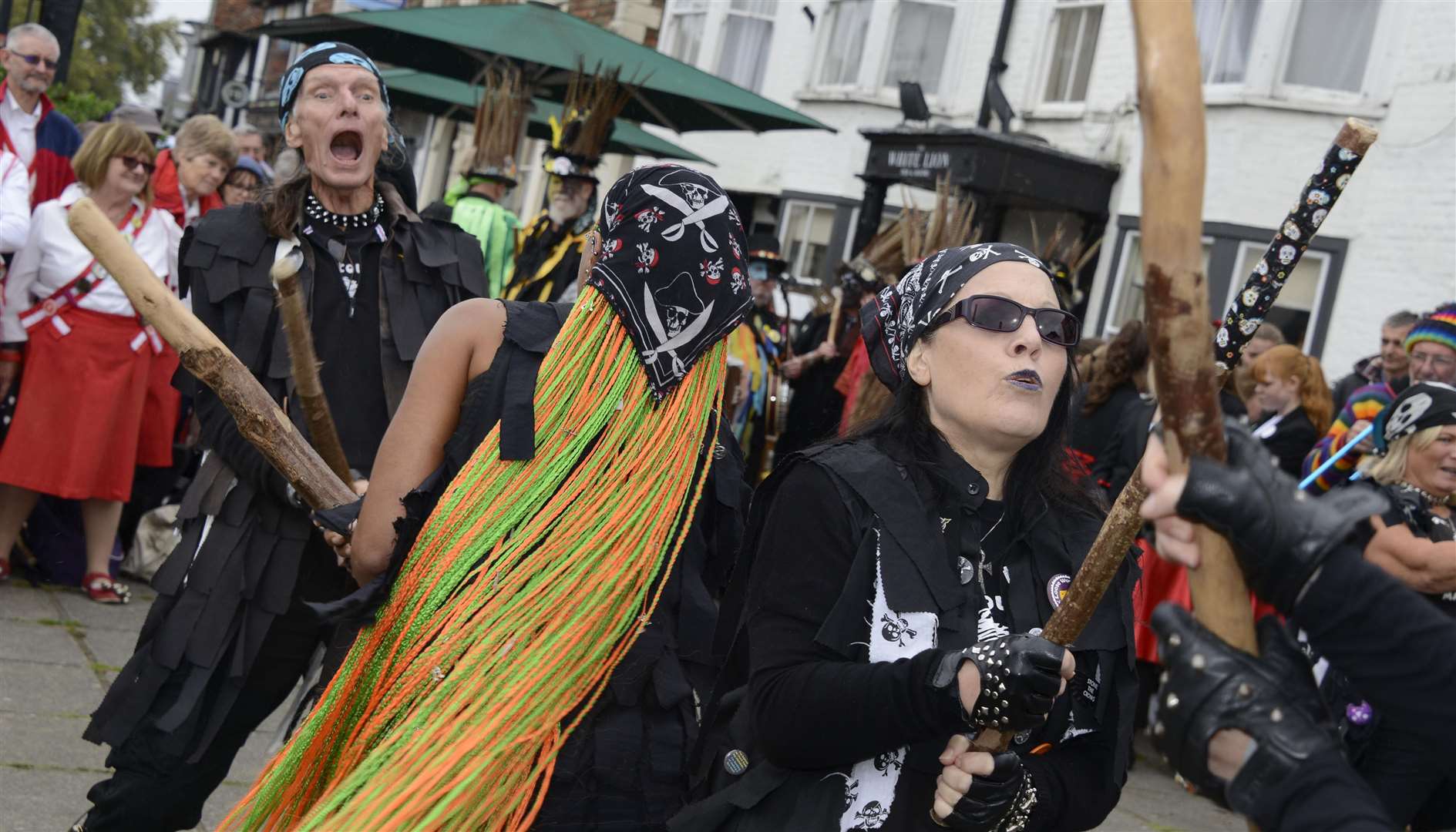 Scary Gong Scoureras at last year's event Picture: Paul Amos