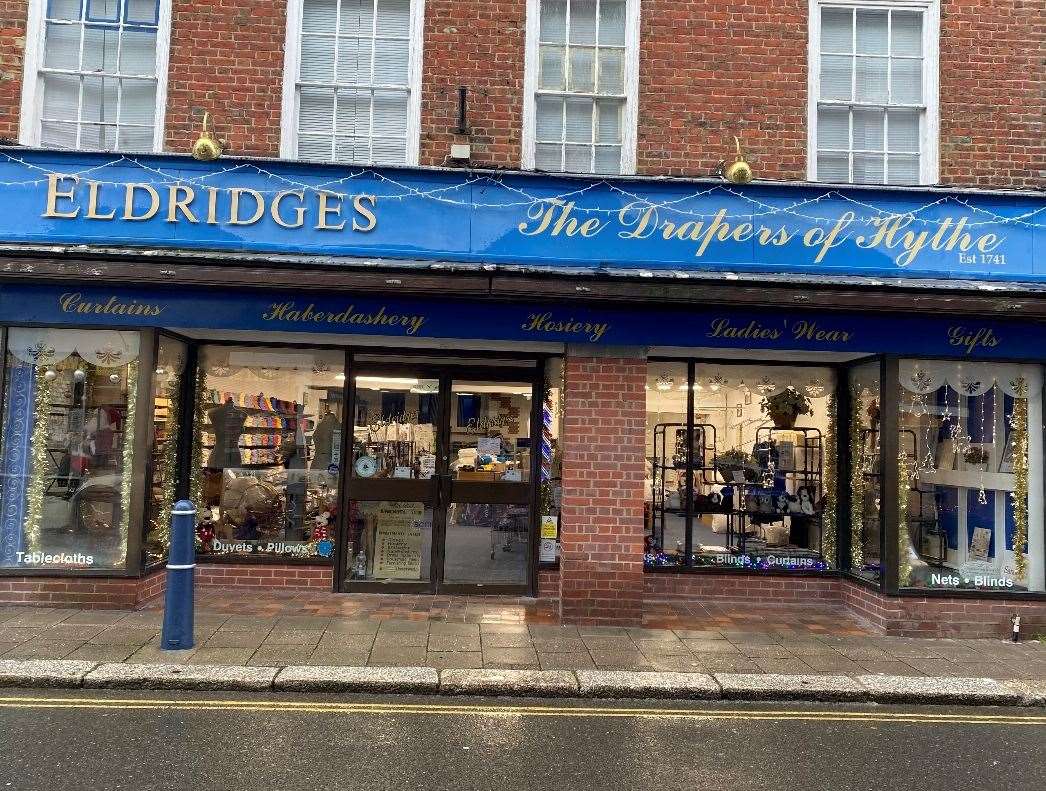 Eldridges is the oldest shop on Hythe High Street