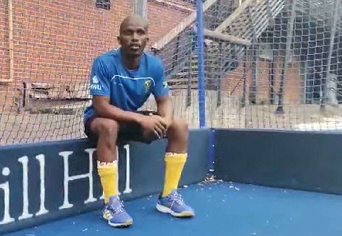 Holcombe's new signing Samkelo Mvimbi Picture: SA Hockey Men Facebook