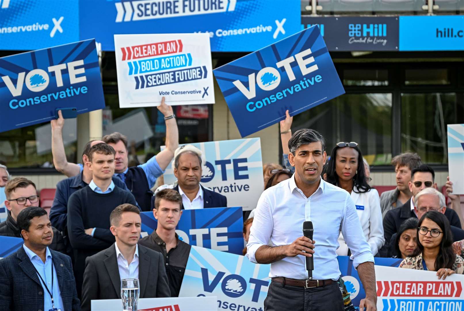 Rishi Sunak says he has a ‘clear plan’. Picture: Keith Heppell.