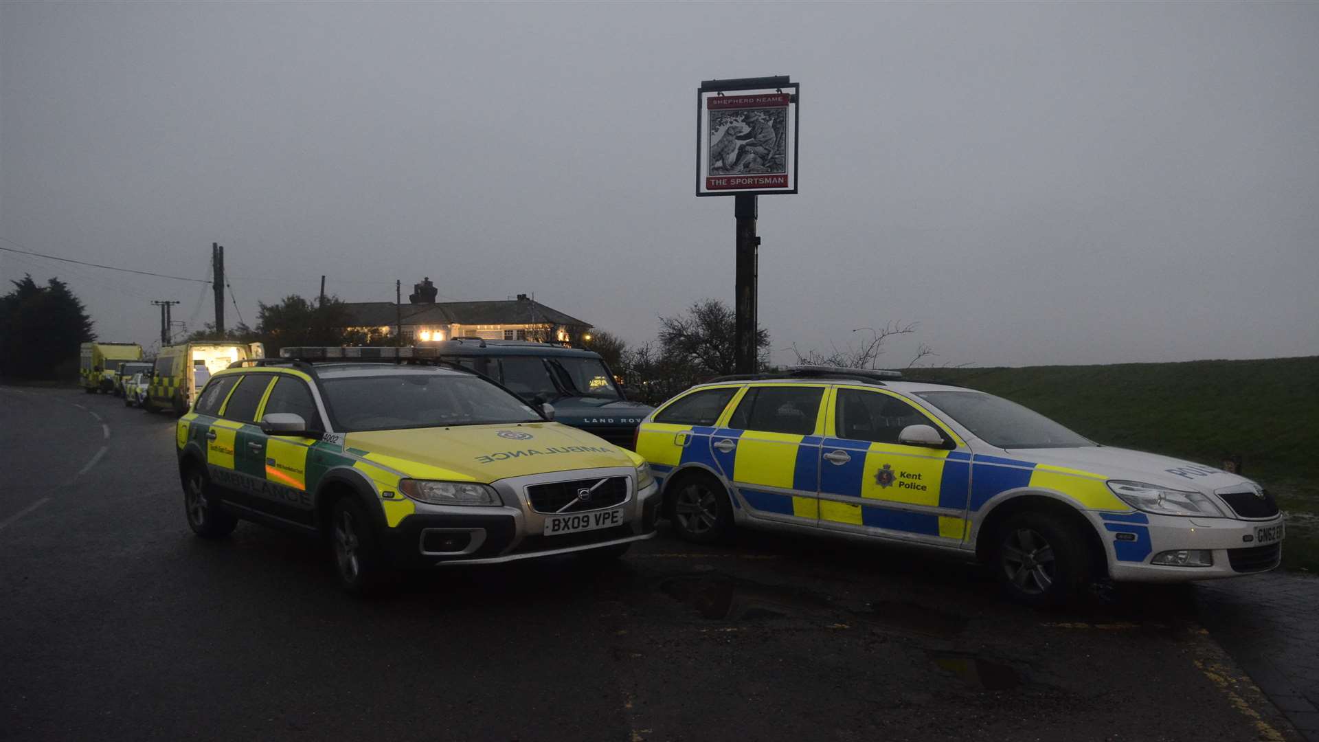 Paramedics near The Sportsman pub