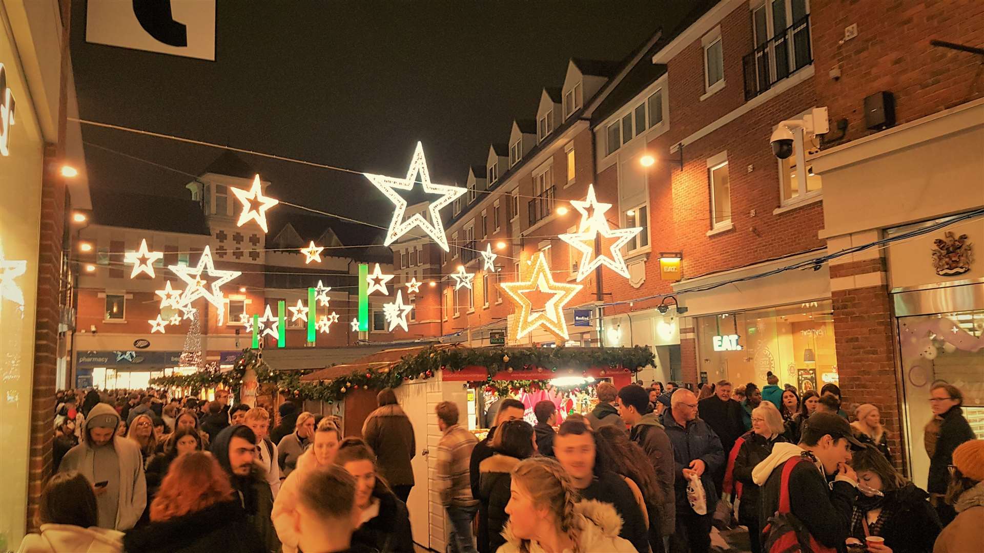 Whitefriars Christmas market in Canterbury last year