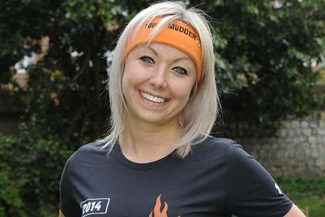 Louise Summerfield in her Tough Mudder gear