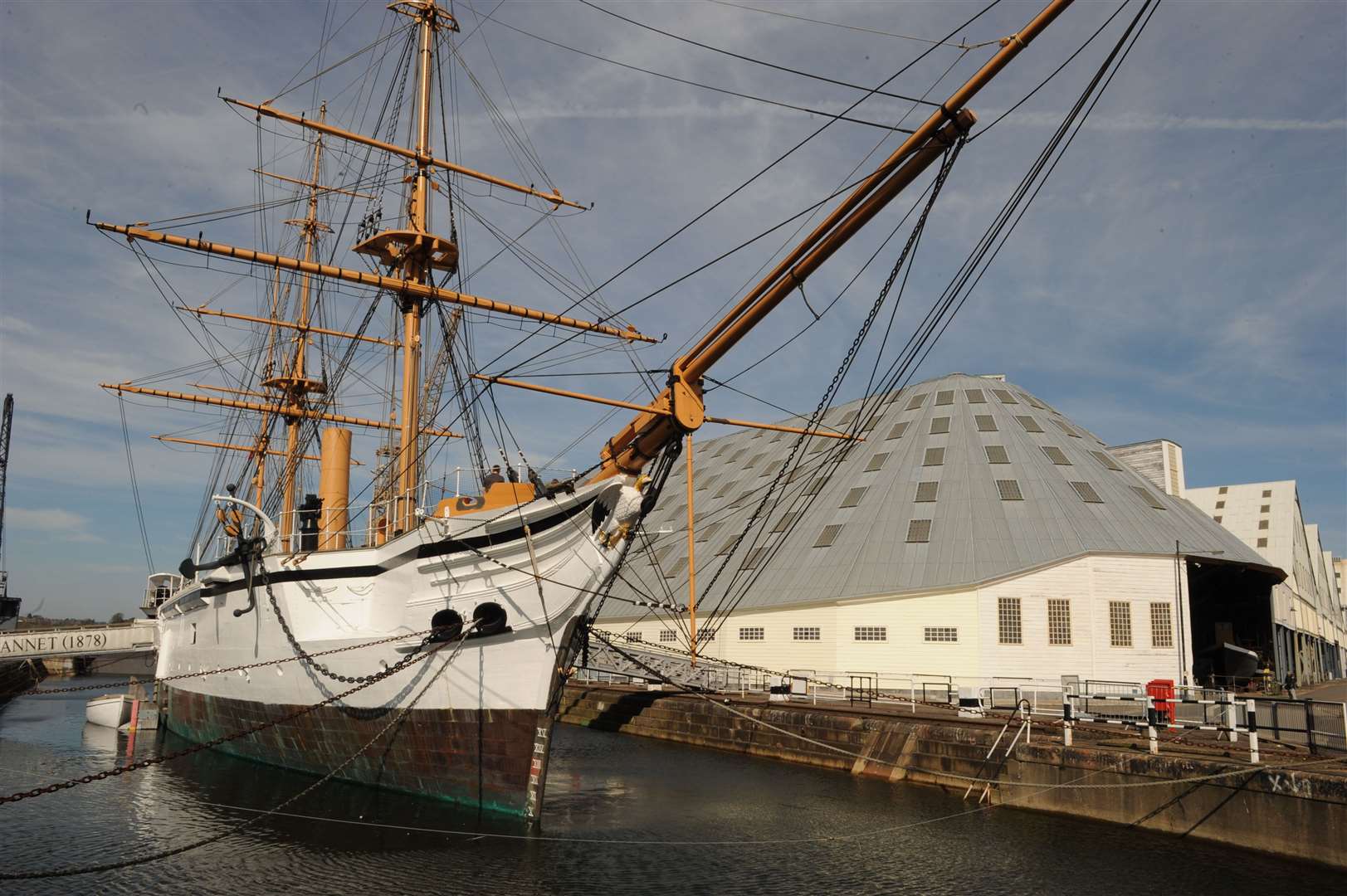 It will be shown at the Dockyard in Chatham. Picture: Steve Crispe