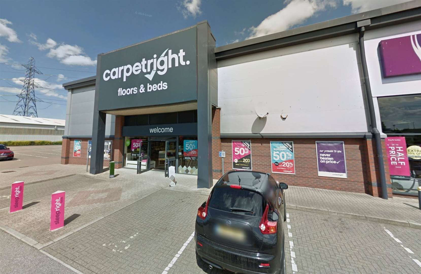 Canterbury Carpetright before it closed. Picture: Google