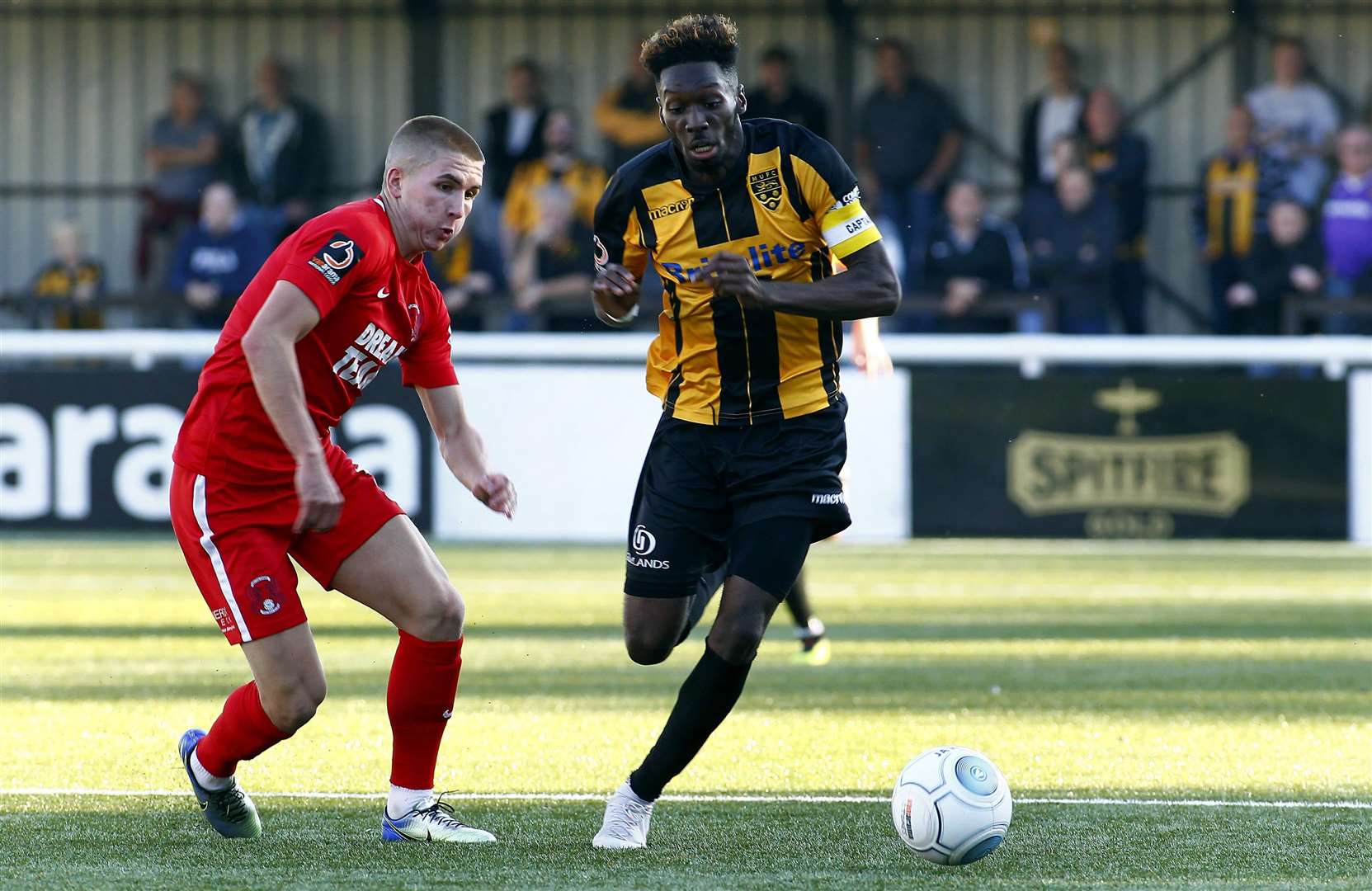 Blair Turgott in action for Maidstone against Leyton Orient Picture: Sean Aidan