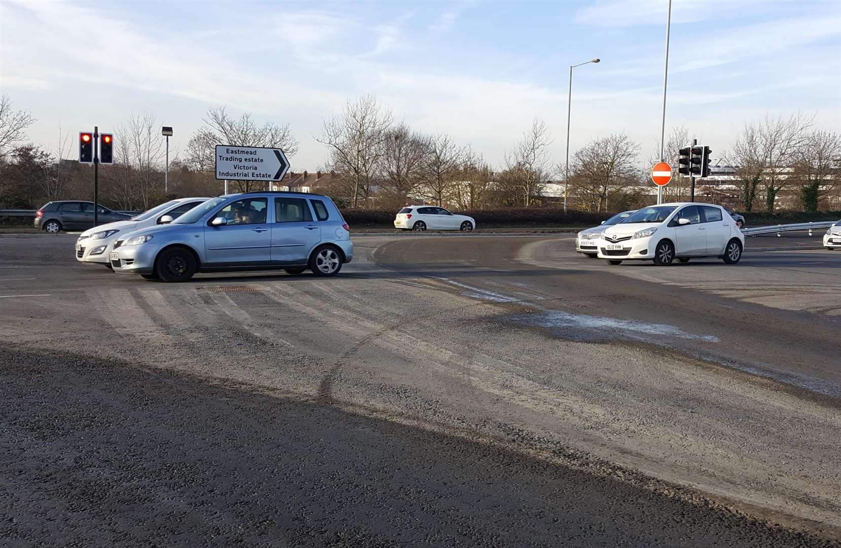 The "huge dip" at the Newtown Road junction has been criticised