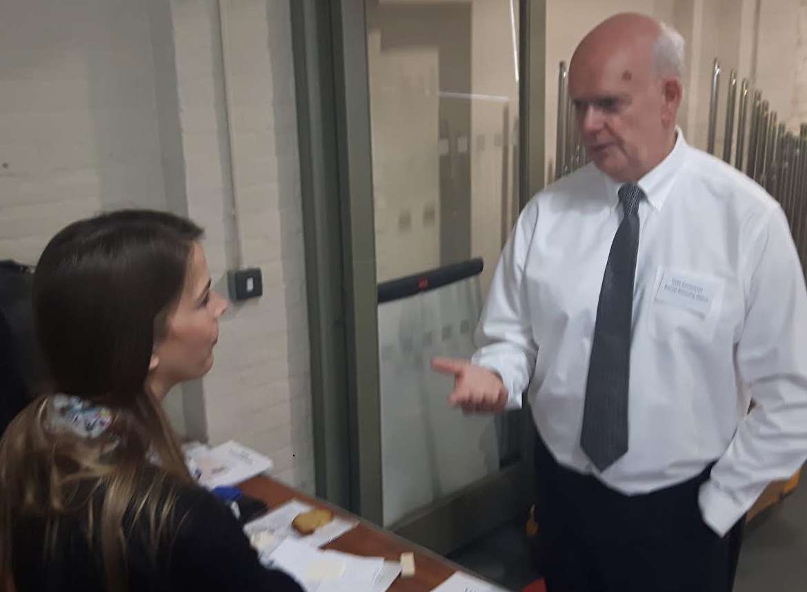 Canterbury City Council chief executive Colin Carmichael was the returning officer at the Westgate Hall.