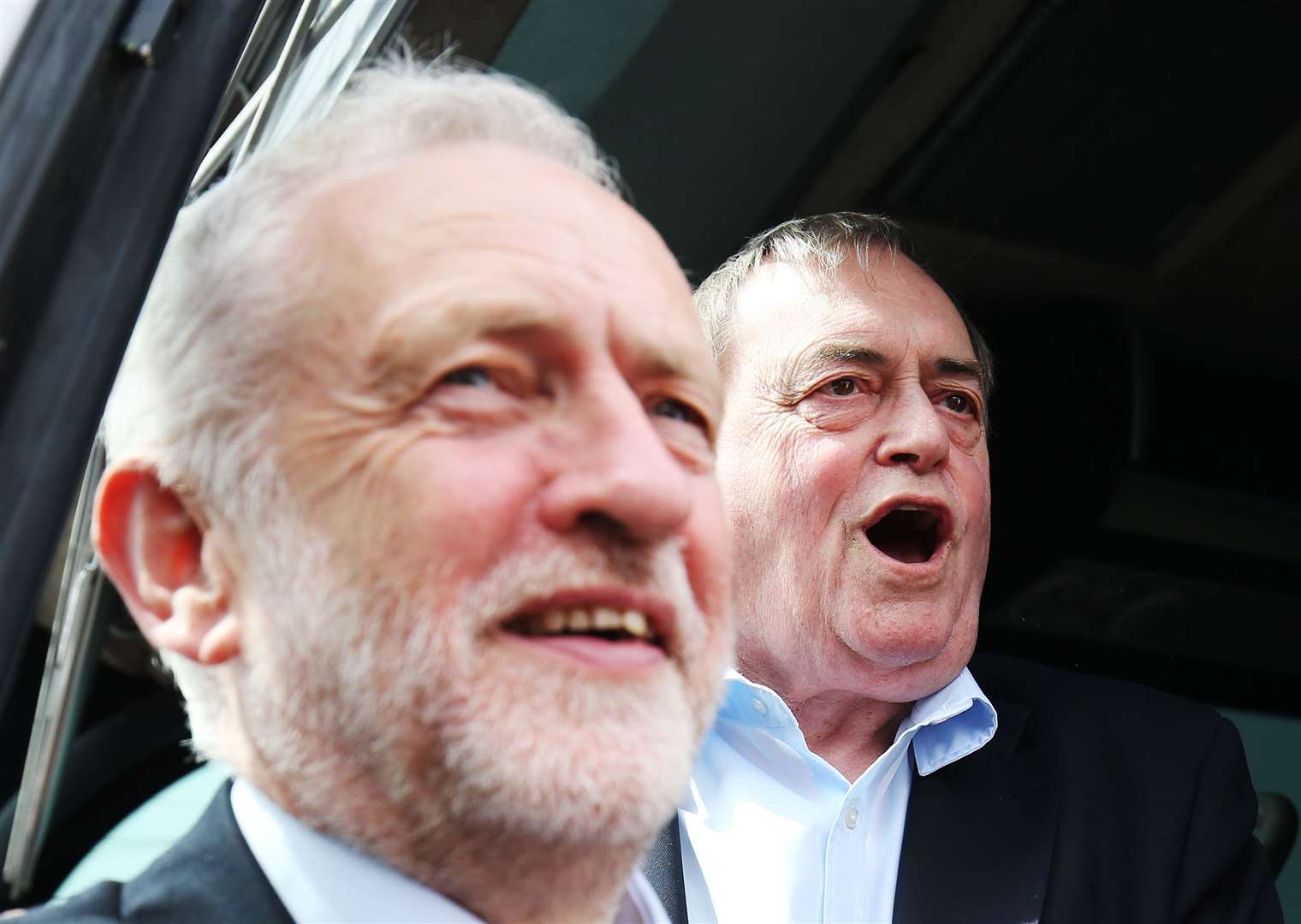 John Prescott campaigning with Labour leader Jeremy Corbyn (Chris Radburn/PA)