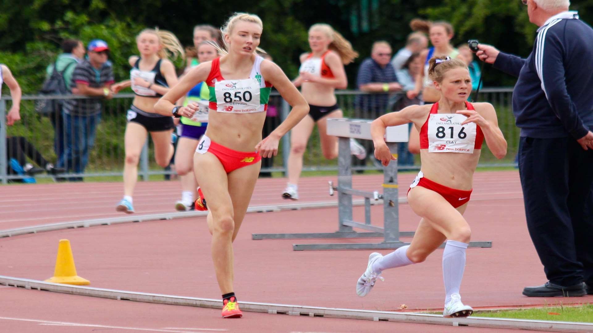 Bobby Clay on her way to victory at Bedford Picture: Mark Hookway