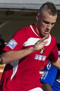 Dover Athletic's Liam Bellamy