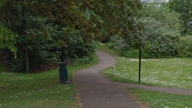 The path between Cannon Lane and Tonbridge High Street. Picture: Google