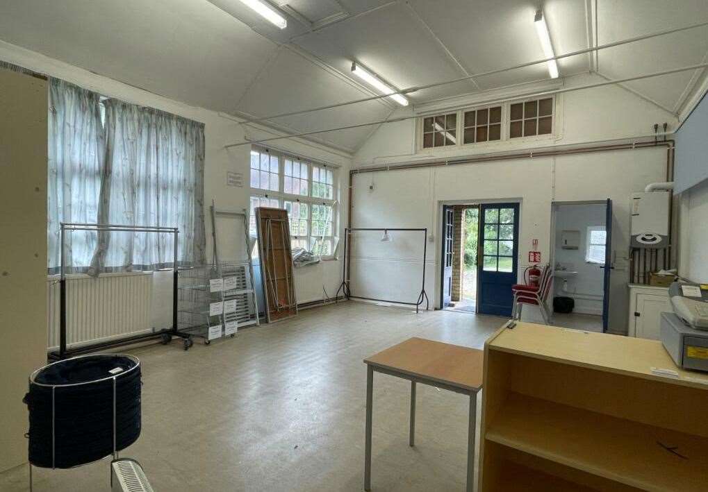 Folkestone School for Girls’ old uniform shop will serve as a annex for the house. Picture: Rightmove