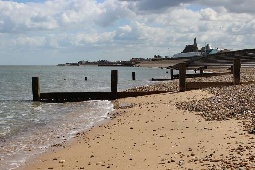 Sheerness beach on the Isle of Sheppey