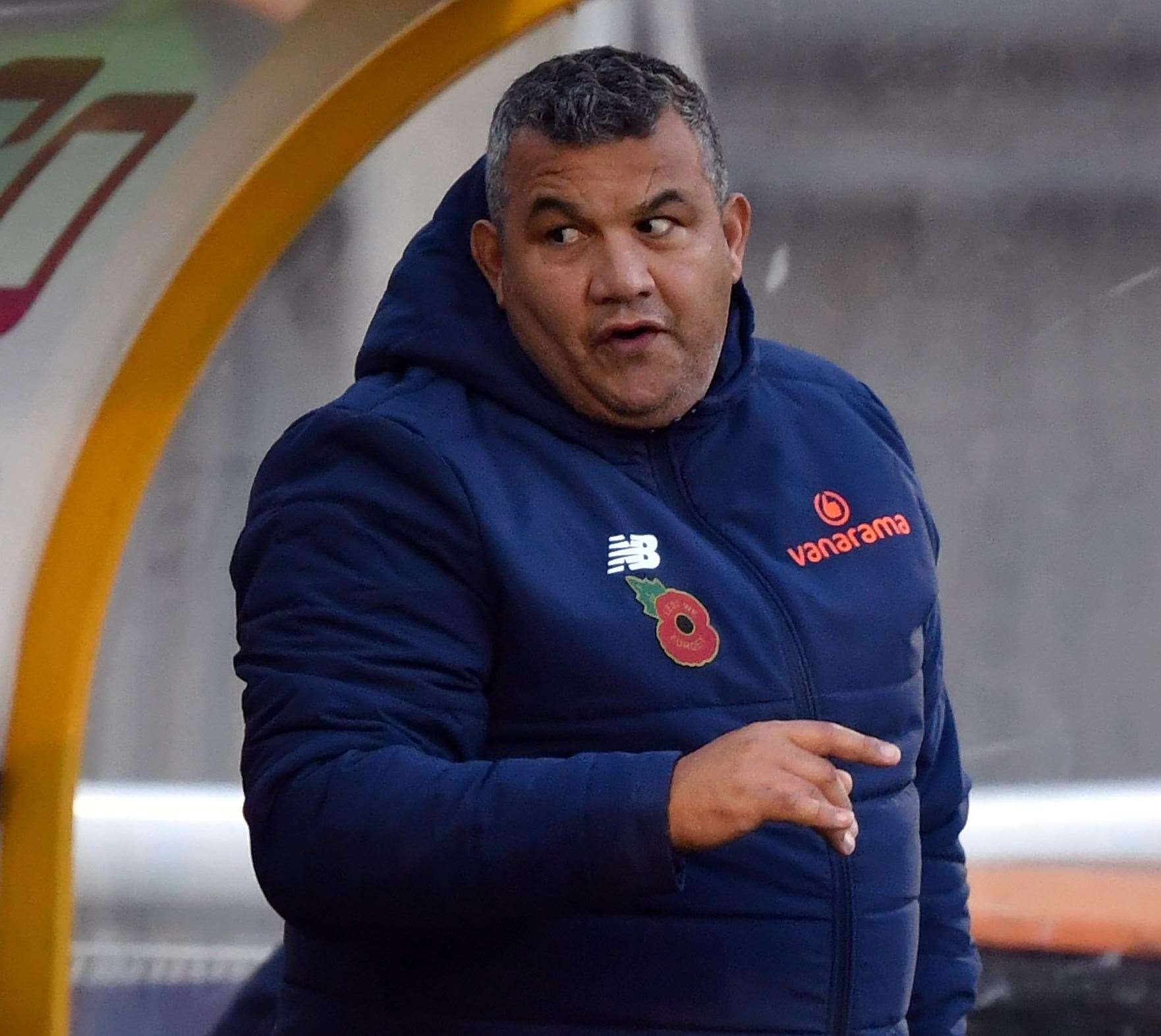 Maidstone United manager Hakan Hayrettin Picture: Keith Gillard