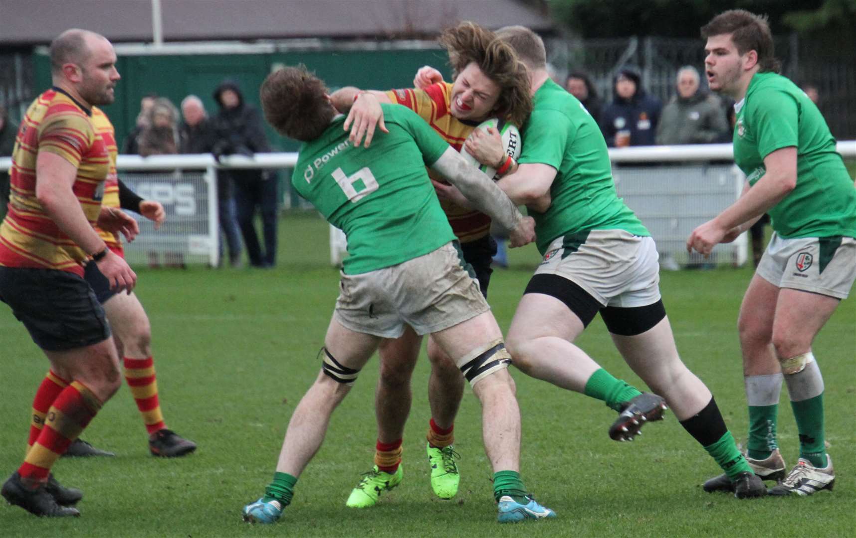 Medway and London Irish Wild Geese do battle. Picture: Paul Wardzynski