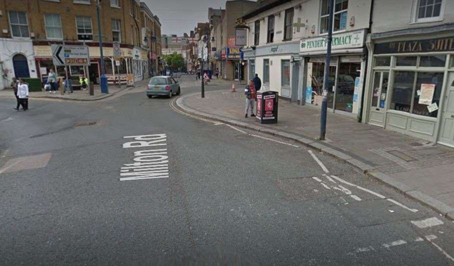 Jagjit Sidhu was arrested in Milton Road, Gravesend, in April. Picture: Google Maps