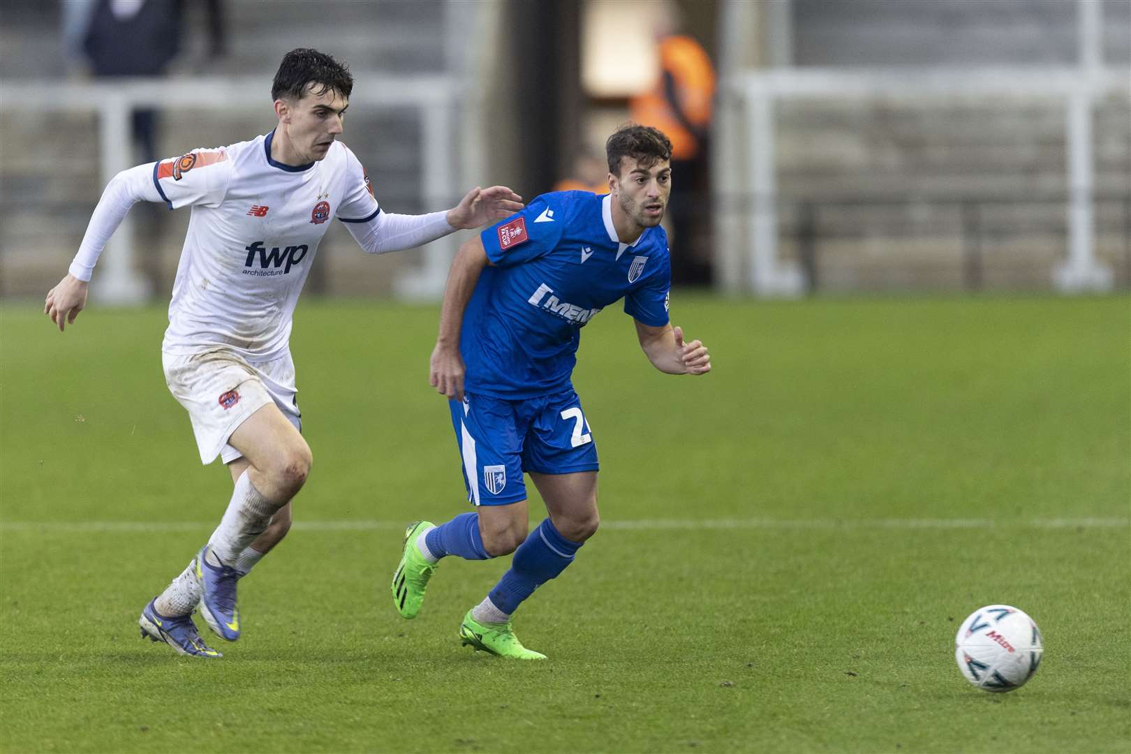 Gillingham face AFC Fylde in a first round replay Picture: KPI