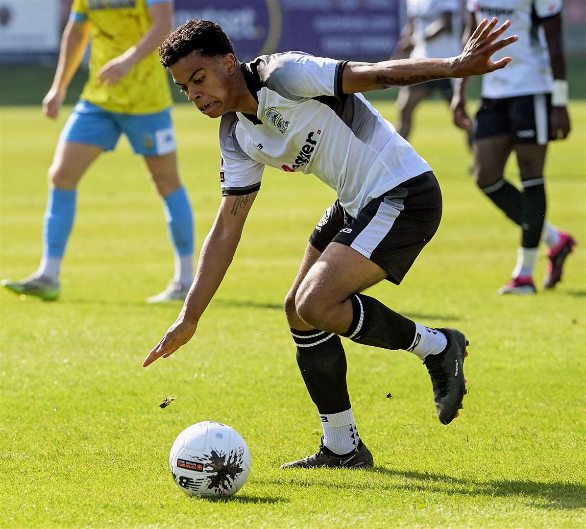 Midfielder Johl Powell – has left Dover. Picture: Stuart Brock