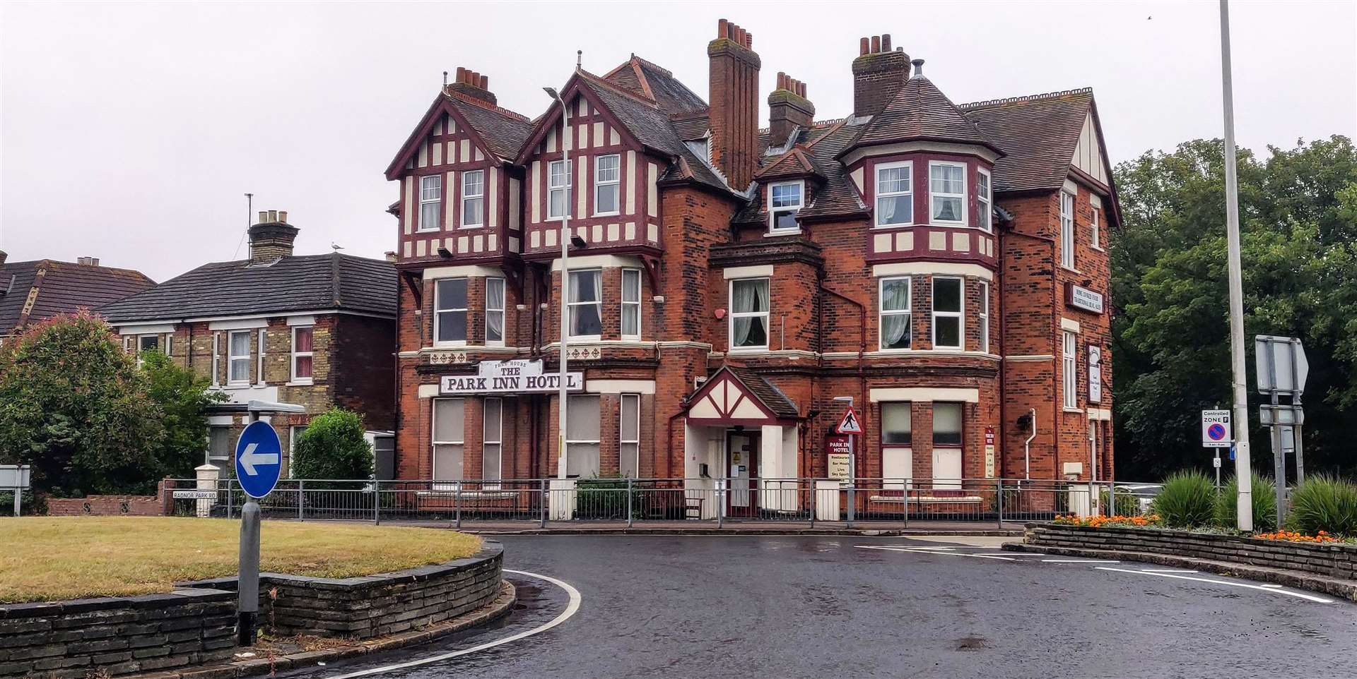 The Park Inn pub and hotel in Folkestone opposite the Central station