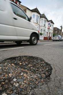 Potholes 'put pedestrians at risk'