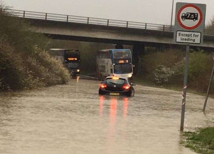 Flooding in Whitstable