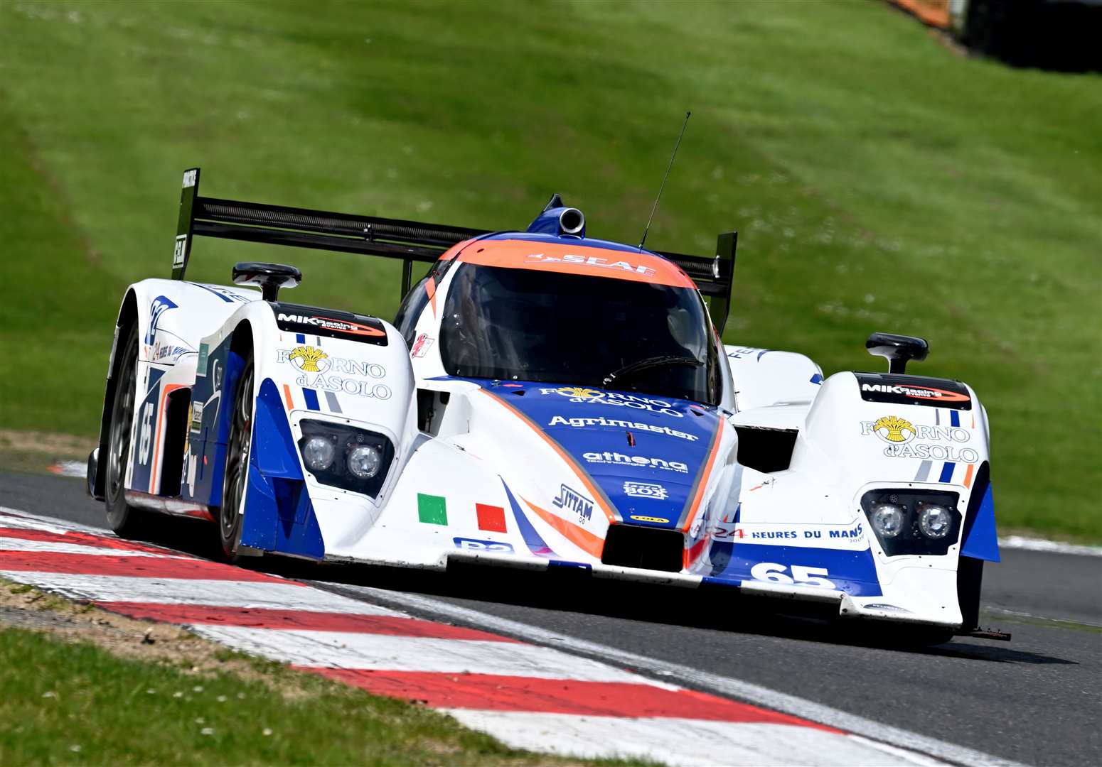 Lola LMP2 B0980 racer David Brise, from West Peckham, finished second in class in the two Masters Endurance Legends Races, sharing with Alan Purbrick. Picture: Simon Hildrew