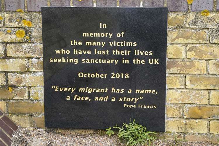 A memorial on the seafront of Dover. Picture: Steve Parsons/PA