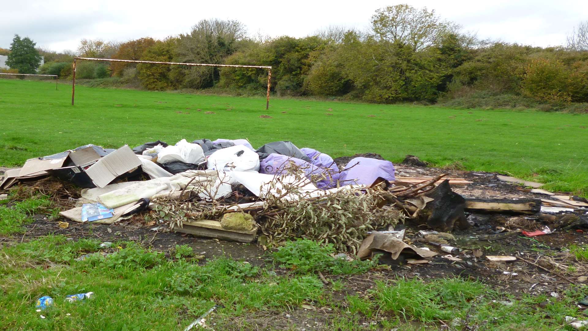 Fly-tipping in Aylesham