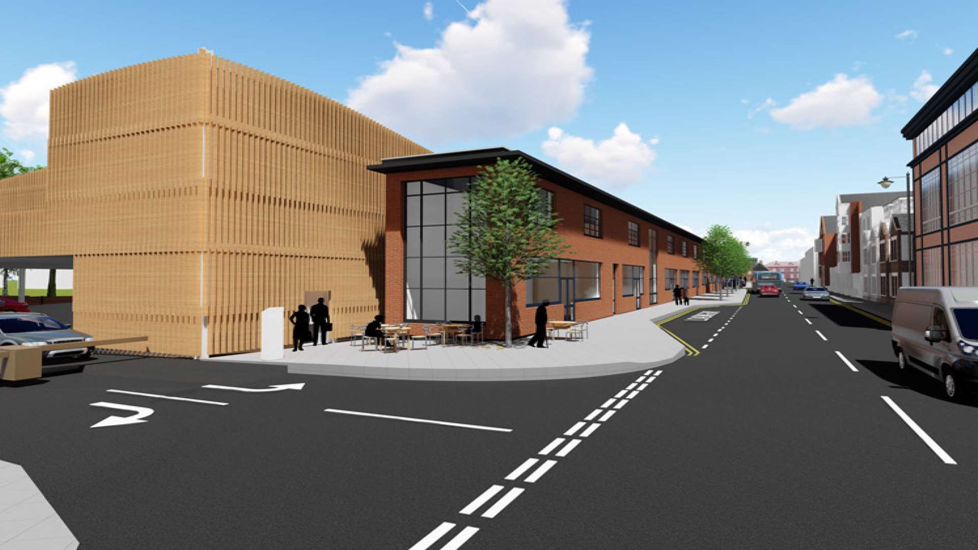 The proposed new multi-storey car park in Station Road West, Canterbury