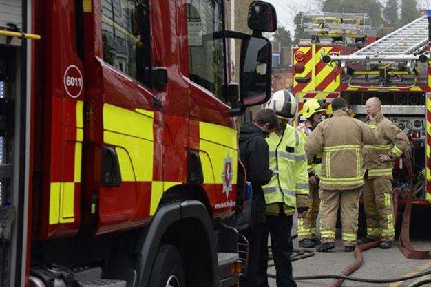 Firefighters were called to the scene. Stock image