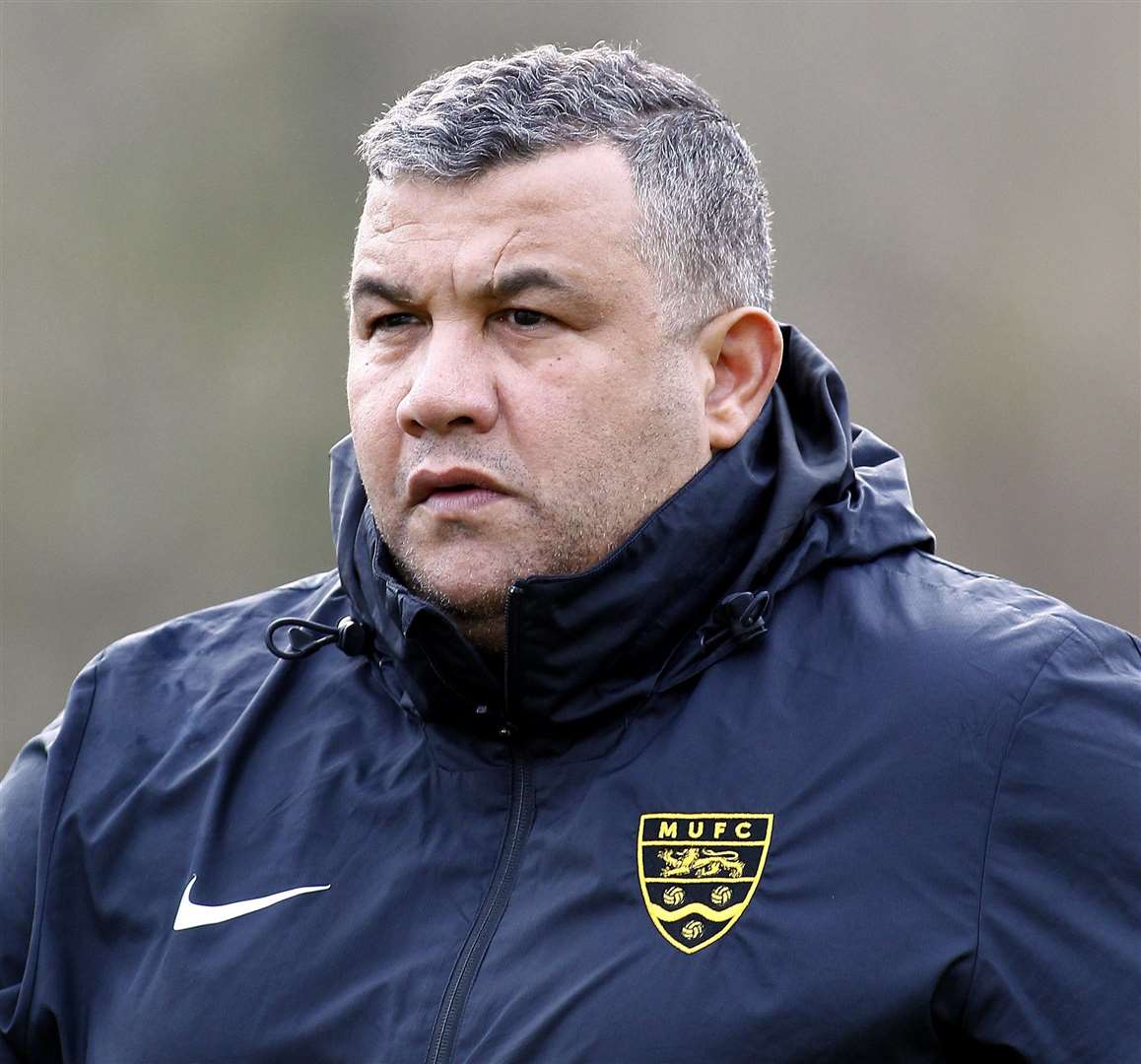 Maidstone United head coach Hakan Hayrettin Picture: Sean Aidan