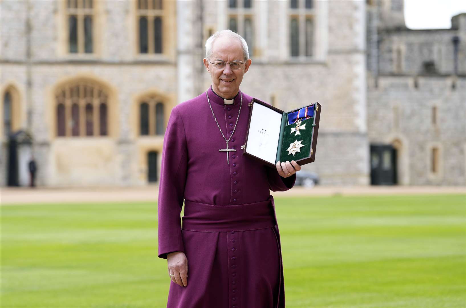 Justin Welby was made a Knight Grand Cross of the Royal Victorian Order by the King this year (Andrew Matthews/PA)