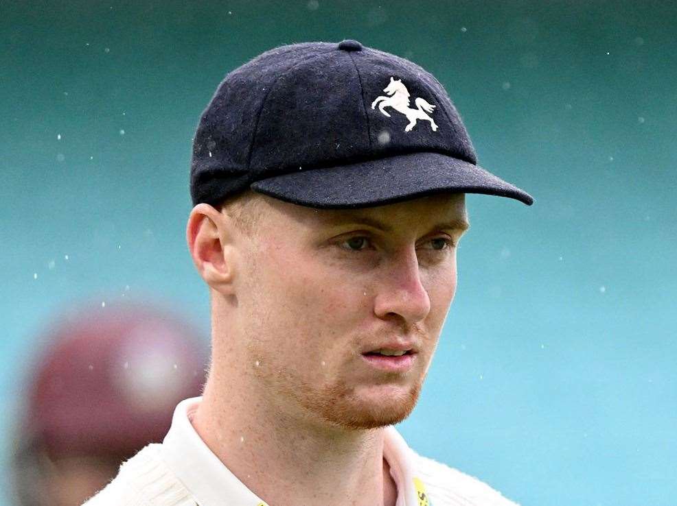 Joey Evison - contributed 93 runs, including 65 in the second innings of Kent’s heavy County Championship defeat to Warwickshire. Picture: Keith Gillard