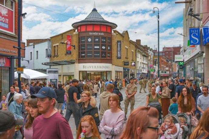 Residents are becoming concerned about the future of Maidstone town centre. Picture: Knight Frank