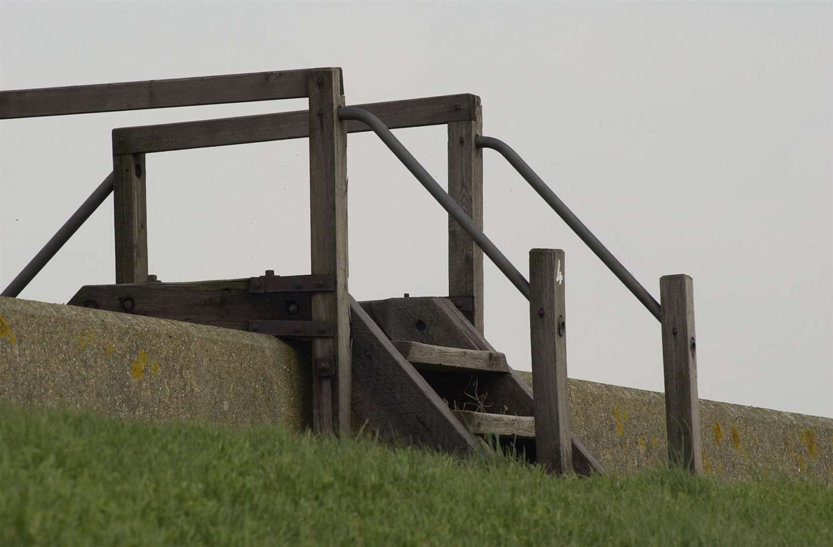 The sea wall at Seasalter today