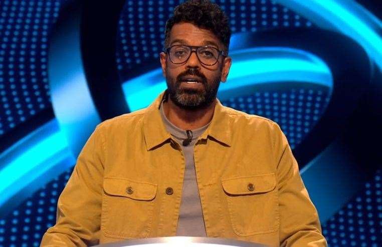 Weakest Link host Romesh Ranganathan. Picture: BBC