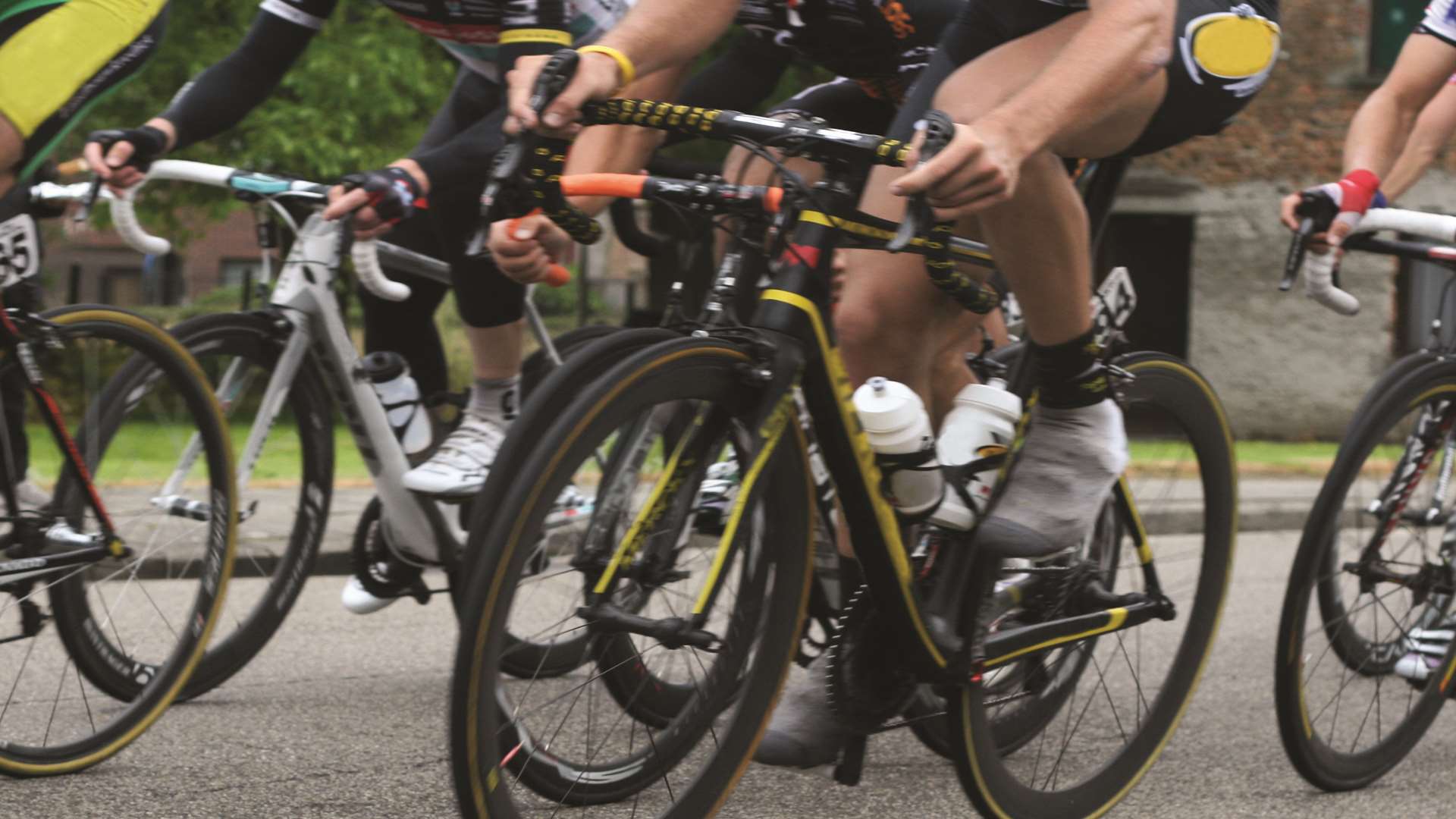 Cyclists. Stock image.