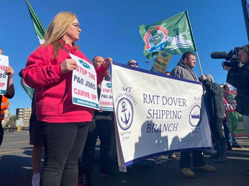 Some 800 on-board crew lost their jobs around the country - prompting protests at Dover