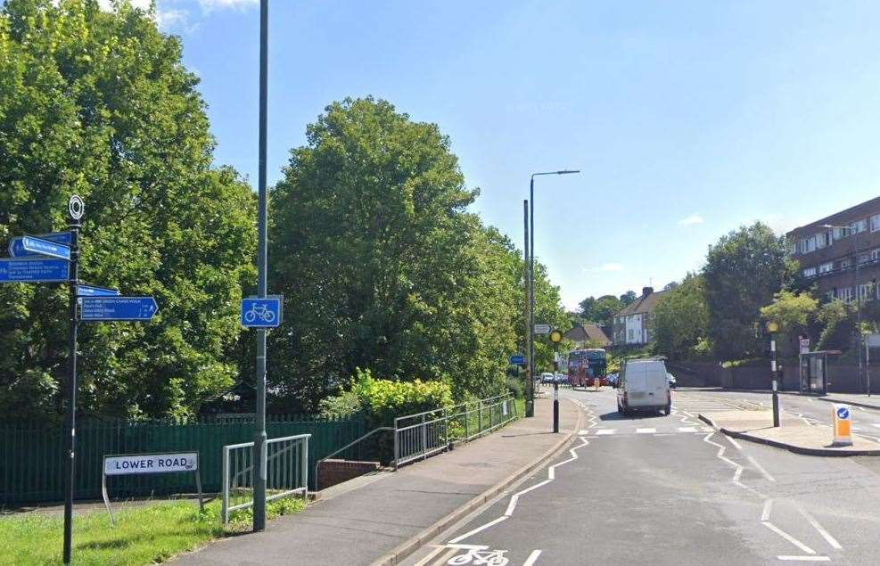 Police were called to Lower Road, Belvedere following reports of a fight outside a supermarket. Photo: Google