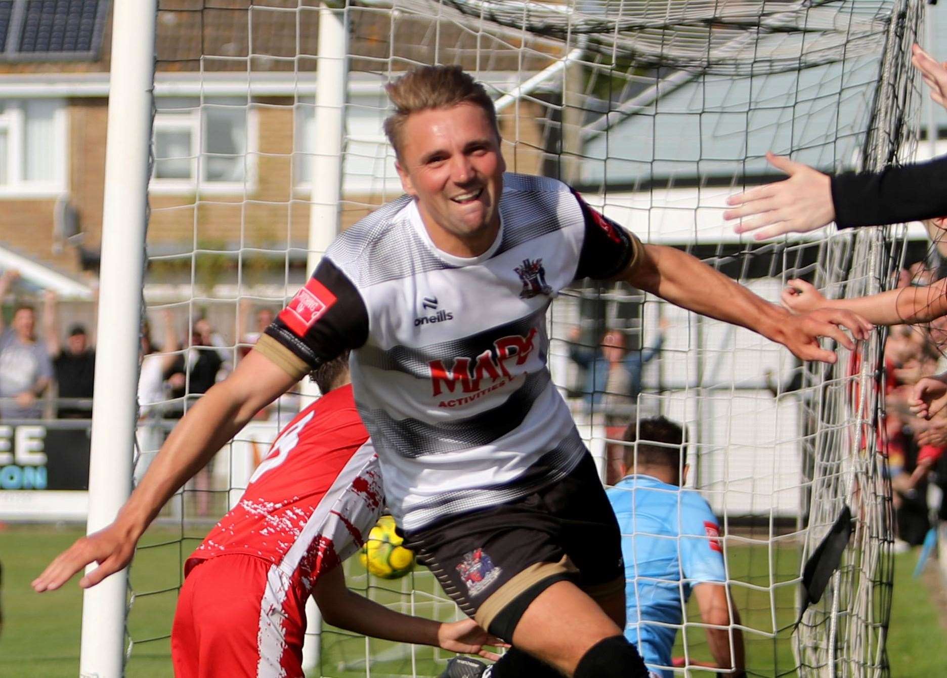 Tom Chapman - also was among the goals as Deal beat Eastbourne Town 4-1 last weekend. Picture: Paul Willmott